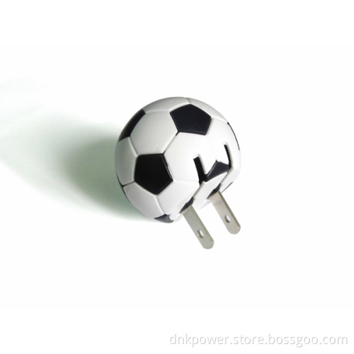 Football Shape USB Wall Charger for Mobile Phone
